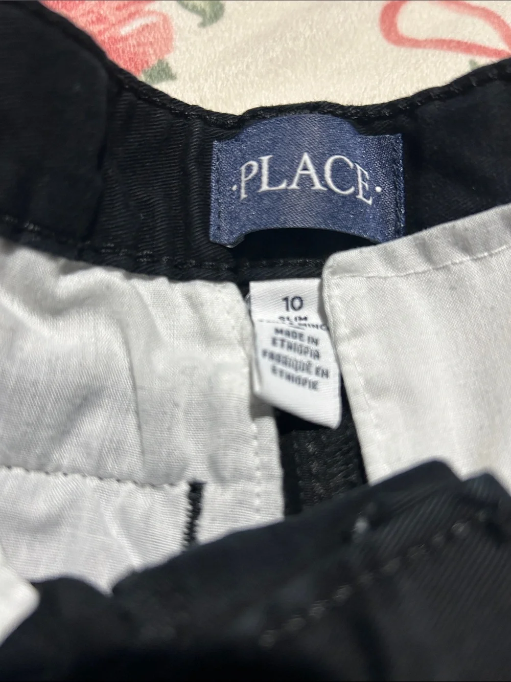 The Children's Place Black Kids Chino Pants